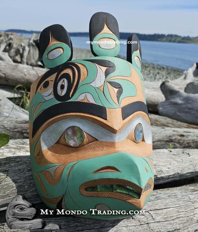 Canary mask, cedar, rare piece, direct from artist Tim Paul - SOLD • My ...