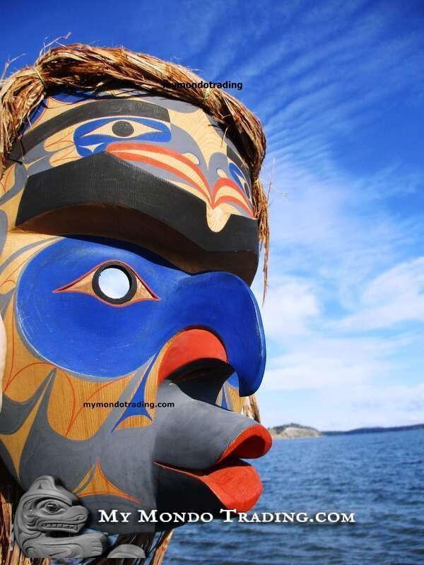 Superb quality Mask by Hesquiath/Nootka artist Tim Paul - SOLD