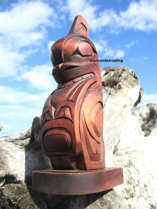 Killer Whale sculpture by late Haida artist Darrell J. Leblanc