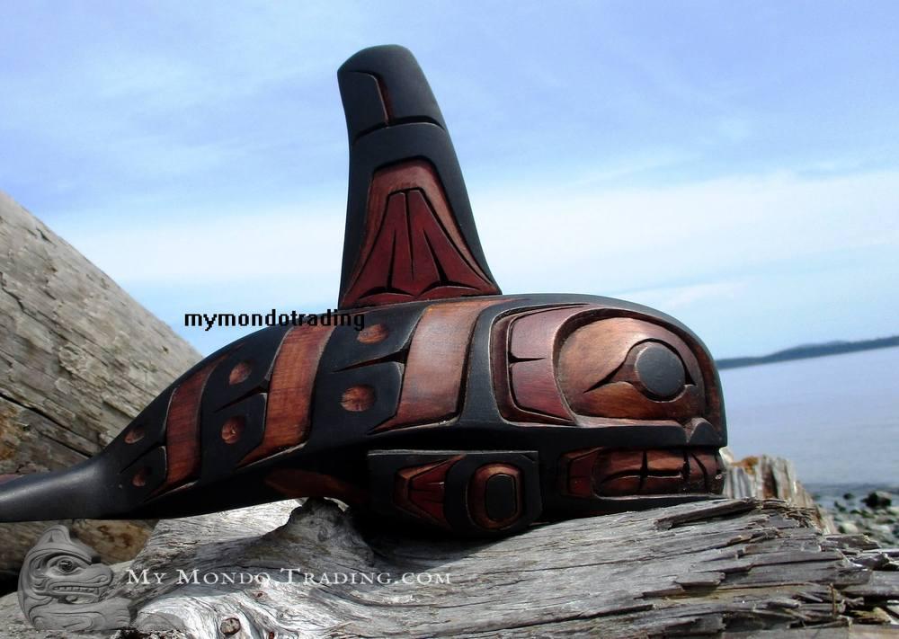 Killer Whale Dance Rattle, late Haida artist Darrell LeBlanc
