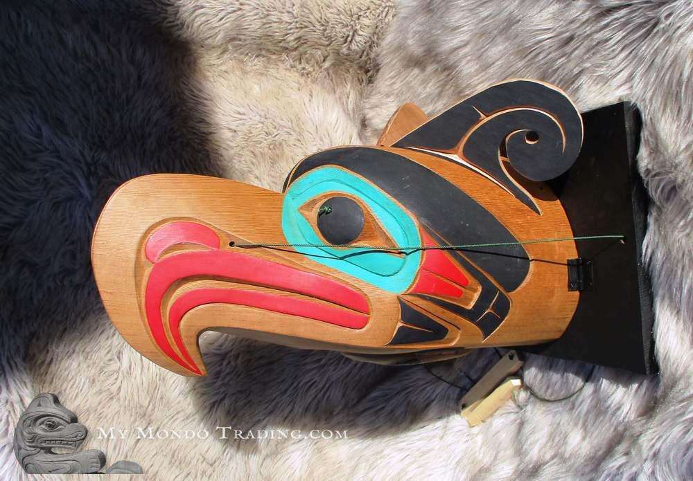 Large, vintage Thunderbird Transformation Mask by Doug LaFortune