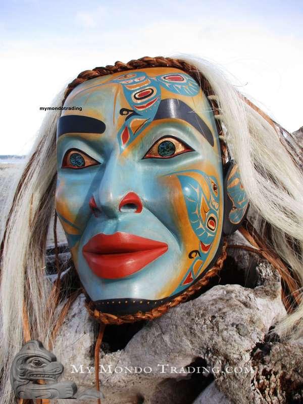 Beautiful Hummingbird Portrait mask by Janice Morin