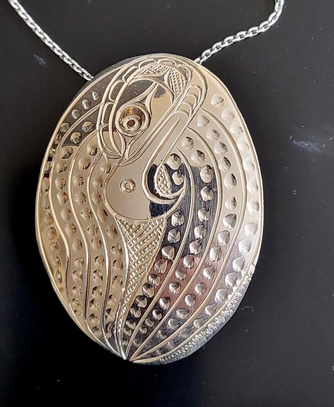 Gorgeous sterling silver Octopus pendant, by Paddy Seaweed - SOLD 