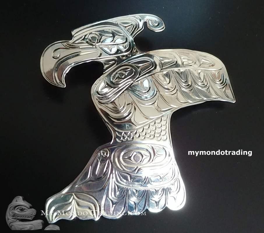 3" Thunderbird, sterling silver pendant by Paddy Seaweed