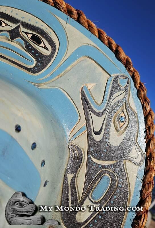 Moon Mask Randy Iniguez Wolf Moon, hand carved Mask by Randy Stiglitz/Janice Morin • My Mondo ...