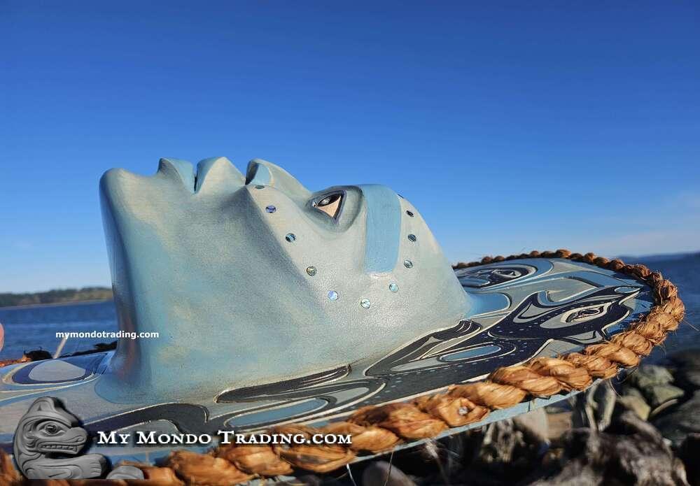 Moon Mask Randy Iniguez Wolf Moon, hand carved Mask by Randy Stiglitz/Janice Morin • My Mondo ...