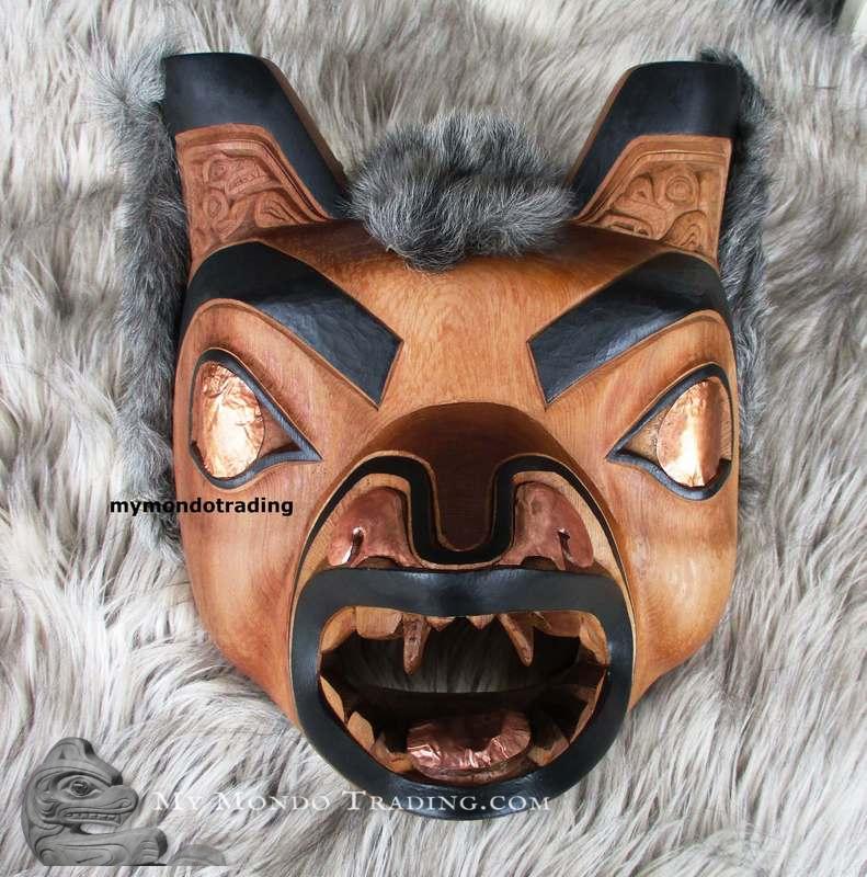 Magnificent Grizzly Bear Mask by Rupert Jeffrey