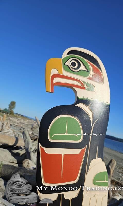 High quality Eagle wall art panel by Shane Flood Baker, Squamish Nation