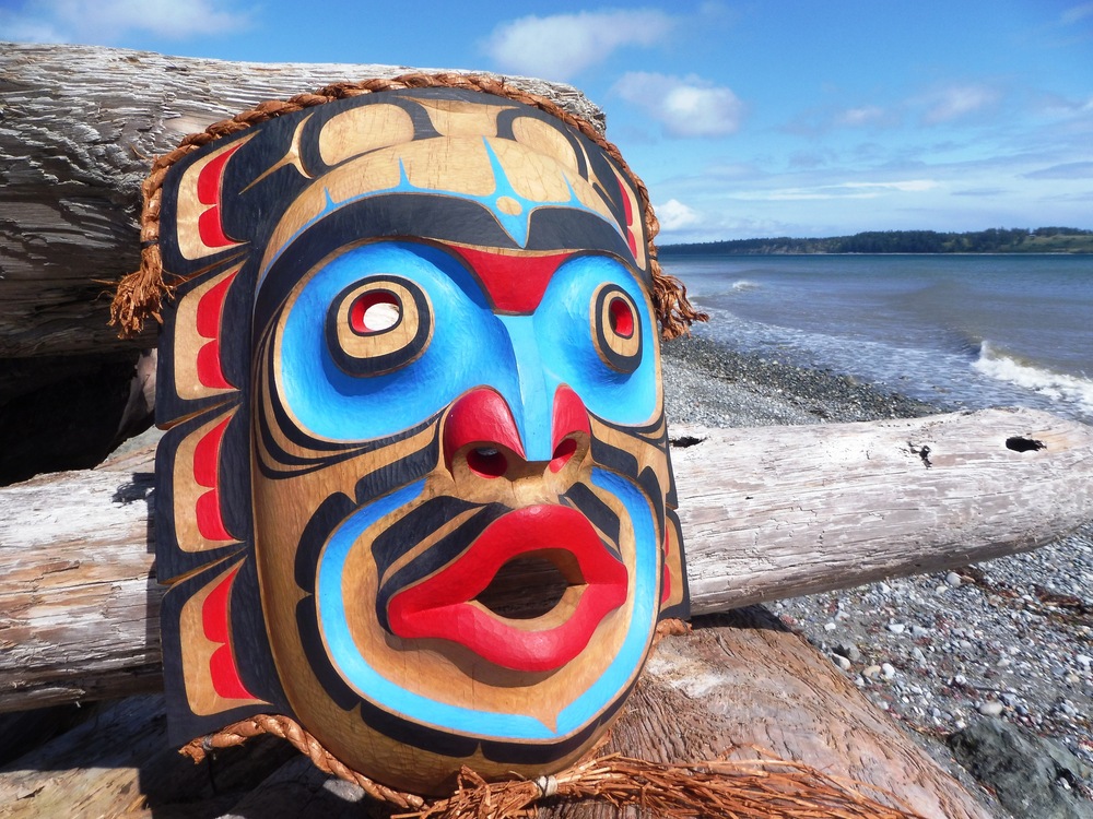 Chief of the Sea Mask by Tony Hunt Jr.