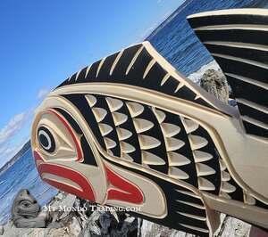 Salmon, another design, hand carved and direct from Sarah Daniels/Robertson 