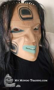 Powerful large Speaker/Messenger of Kumugwe Mask by Kolten Khasalus Grant