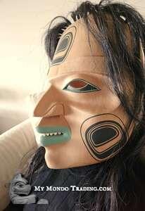 Powerful large Speaker/Messenger of Kumugwe Mask by Kolten Khasalus Grant