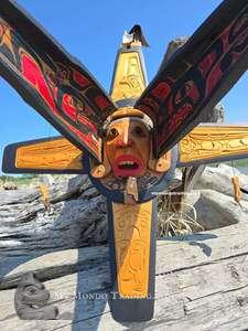 Transformation Mask, Raven and Sun, by Gitxsan Nation artist Rupert Jeffrey (see Video)