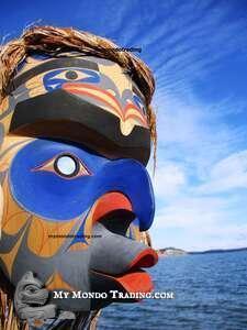 Superb quality Mask by Hesquiath/Nootka artist Tim Paul - SOLD