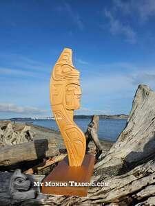 Chief, Thunderbird and Killer Whale Sculpture by Andrew Edwards, Coast Salish Nation