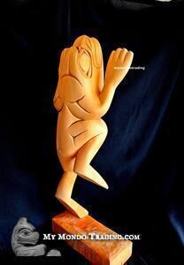 Dancing Frog, 3D Sculpture by Bear (Doug) Horne, Tsawout Nation - SOLD