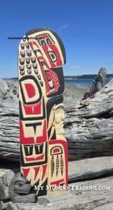Black and red Eagle and Chief, intricate, by Bradley Joseph Jr. 