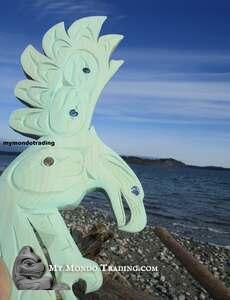 Beautiful Eagle, inlaid, by Brian Bob - SOLD