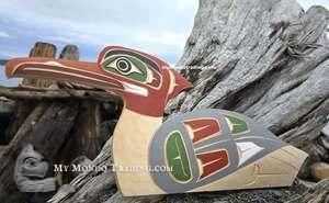Merganser Duck, new design, red cedar, hand carved and direct from Shane Flood Baker