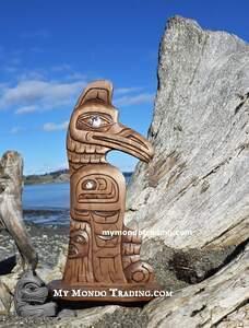 Haida Thunderbird on base, Donavon Gates, Old Masset Band - SOLD 
