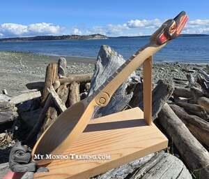 Haida Spoon / Ladle, Raven design, Haida artist Donavon Gates - SOLD 