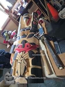 another incredible Haida totem coming up.... artist at work.... please check back 