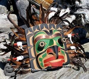 Earthquake (Kwe-Kwe) Mask by Chief Calvin Hunt