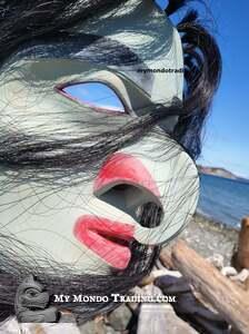Forest Spirit Mask, authentic, hand carved and direct from artist Kolten Khasalus Grant