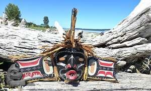 Wild Woman of the Ocean, 25", authentic art by Chief David Mungo Knox