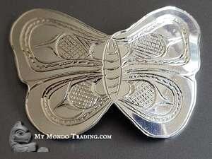 Butterfly pendant, sterling silver, new design by Paddy Seaweed