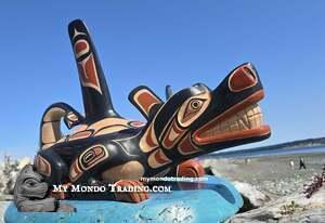 Sea Wolf Feast BOWL, incredible masterpiece, Randy Stiglitz/Janice Morin - SOLD