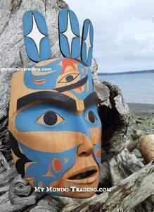 First Woman from Skies and Stars, Portrait Mask by Tim Paul