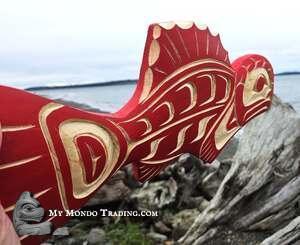 Beautiful Red Snapper, hand carved and direct from Sarah Robertson/Daniels