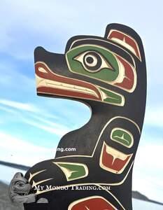 Beautiful Bear, authentic and hand carved by Shane Flood Baker 