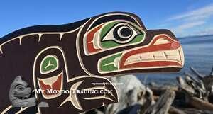 Beautiful Beaver, detailed carving by Shane Flood Baker, - SOLD