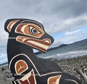 Cougar, great quality art by native artist Shane Flood Baker