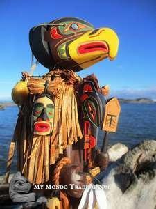 Eagle transforming into Wild Woman, by Silas Coon - SOLD