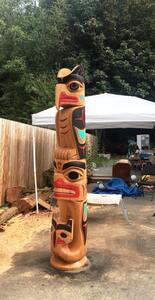 Get your own Totem Pole, authentic, hand carved by Bear (Doug) Horne