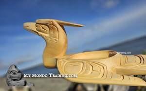 Another beautiful Loon Bowl, cedar, superb quality by Will Wadhams