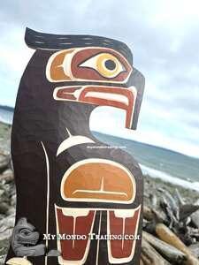 Beautiful OWL, Indigenous art carving by Shane Flood Baker