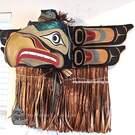46" Eagle Transformation Mask, cedar, Kwakiutl artist Sammy Dawson - SOLD
