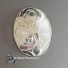 Bird of Love, Silver Hummingbird pendant by Paddy Seaweed 