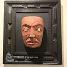 Fabulous Cedar Portrait Mask, inlaid, hand carved by Howard LaFortune Sr.
