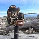 Authentic native art, direct from artist, buy local Canadian Indigenous art, hand carved, signed, Pacific Northwest Coast native art