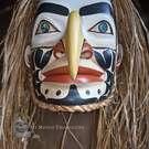 Eagle-Hawk Mask, Coast Salish art by Randy Stiglitz, Janice Morin
