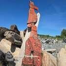 Thunderbird, Chief, Killer Whale, Raven, inlaid, hand carved by Silas Coon (video)