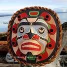 Large Komokwa Octopus mask by master artist and Chief Calvin Hunt - SOLD