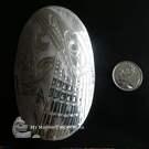 Sterling silver jewelry art direct from Indigenous artist, authentic and signed unique masterpiece