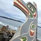 hand carved authentic native art, Indigenous wooden art from the Pacific Northwest Coast