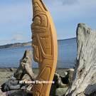 buy local Canadian, Indigenous art, Native North American wooden art, hand carved, authentic, signed